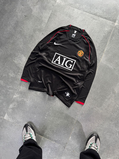 MANCHESTER UNITED 2007/08 RETRO LONG SLEEVE HOME SHIRT